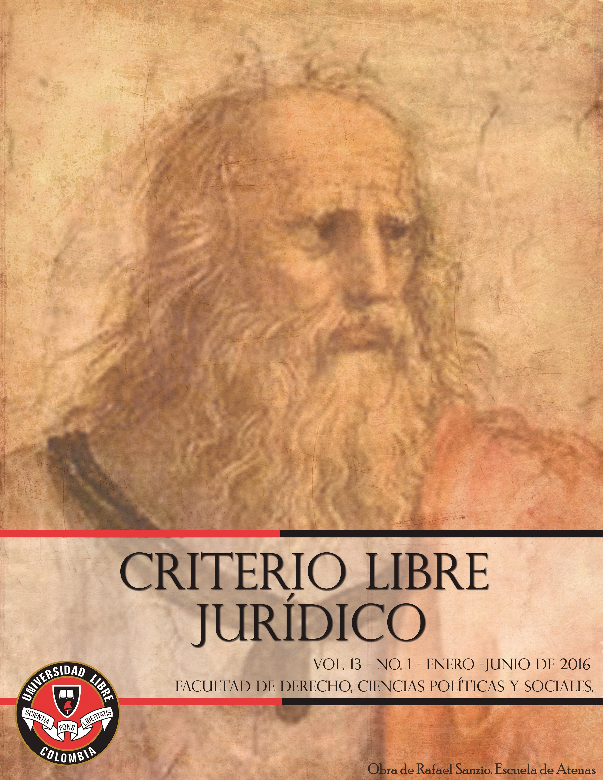 					Ver Vol. 13 Núm. 1 (2016): Criterio Libre Jurídico enero - junio
				