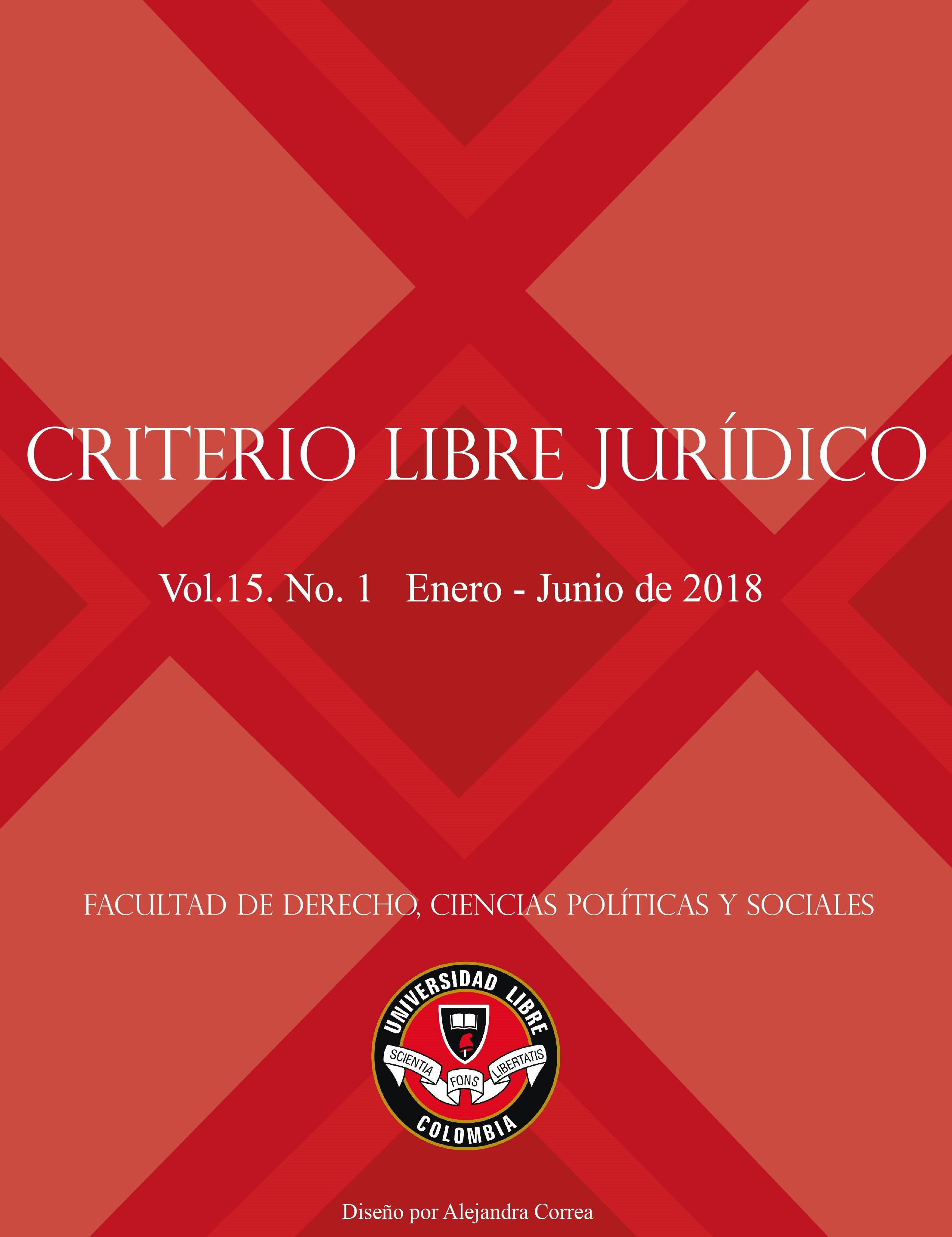 					Ver Vol. 15 Núm. 1 (2018): Revista Criterio Libre Juridico
				