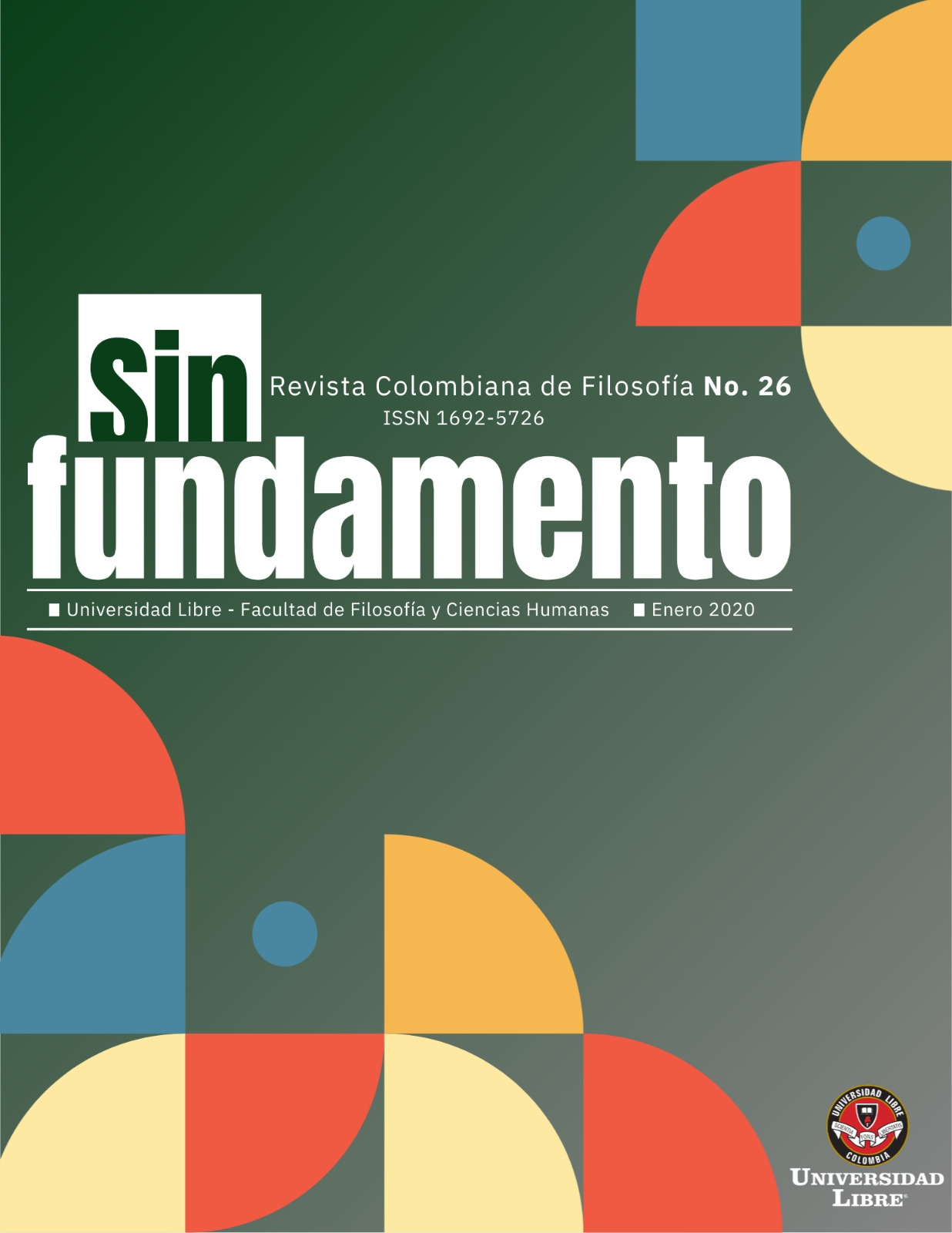 					View No. 26 (2020): Sin Fundamento
				